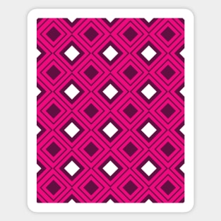 Checkered Diamond Seamless Pattern 004#001 Sticker